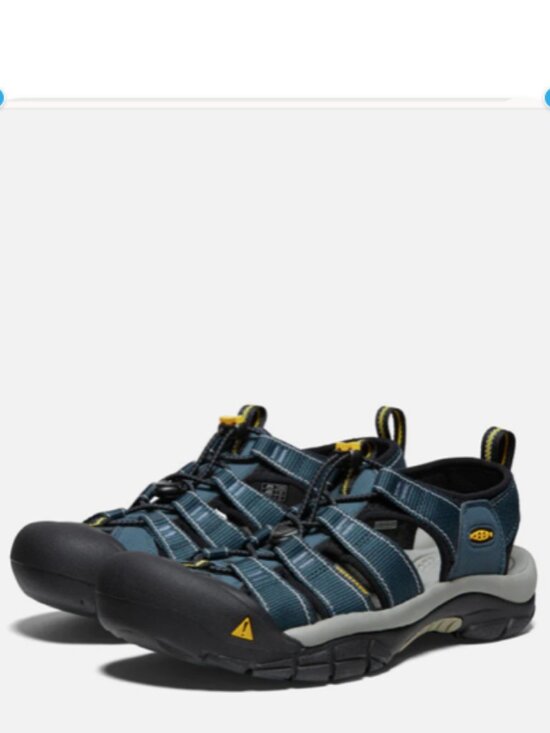 KEEN Newport H2 Waterproof Hiking Sandal Blue Gray US 12 / EU 46 - Picture 2 of 9